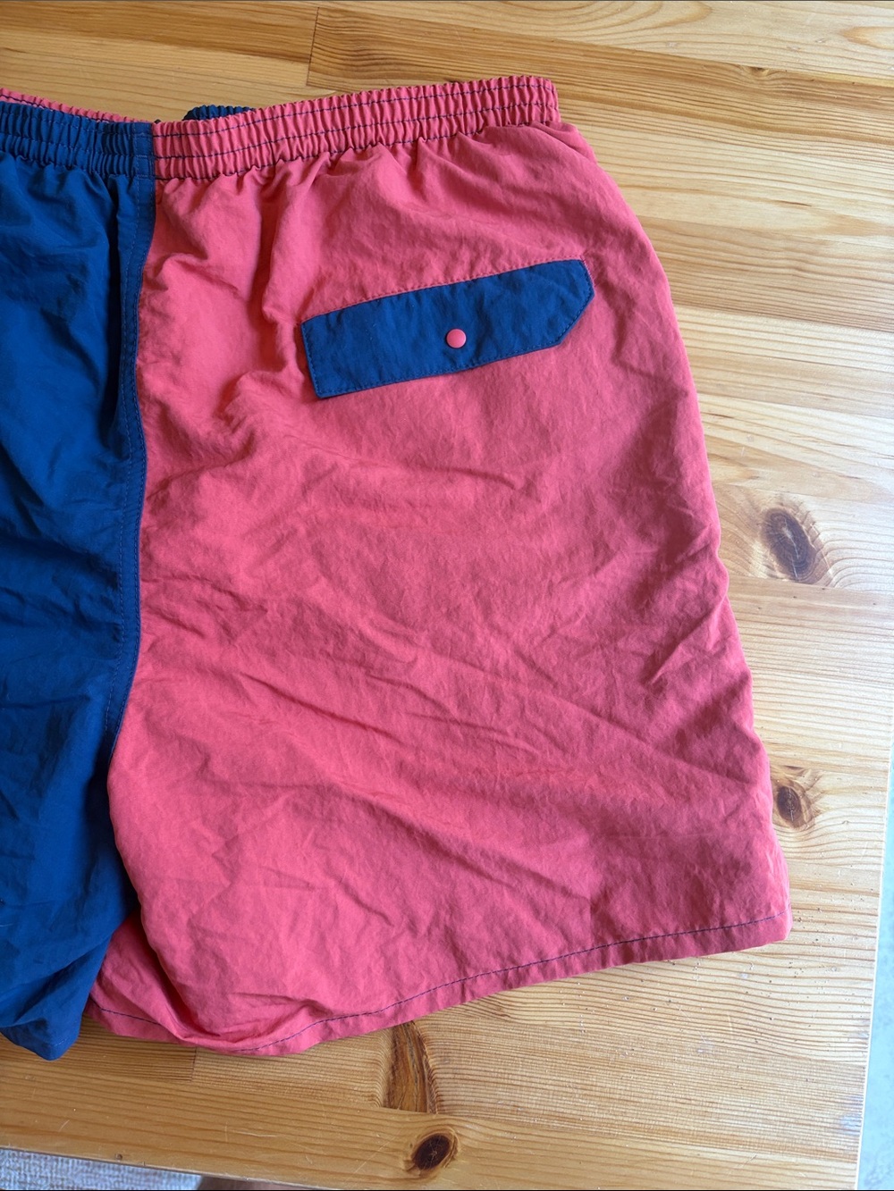 Patagonia Two-Tone Navy and RedSwim Trunks - Picture 7 of 9